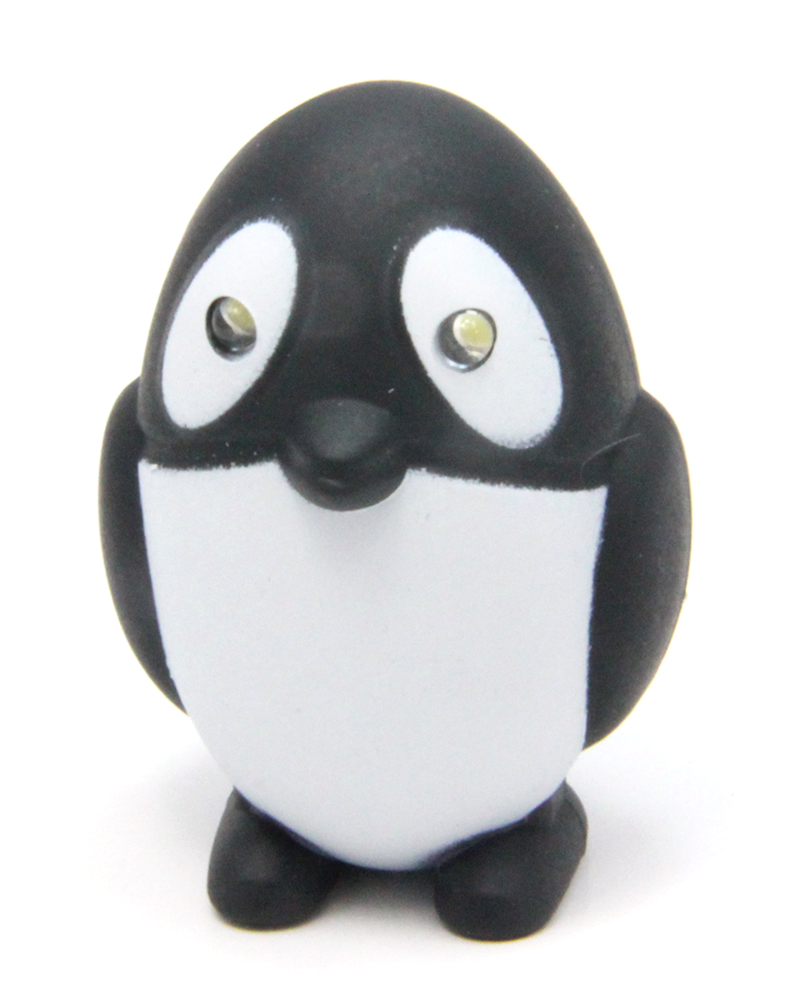 HL2045 企鵝 LED發聲發光手電鑰匙扣 包包、手機掛件小禮品